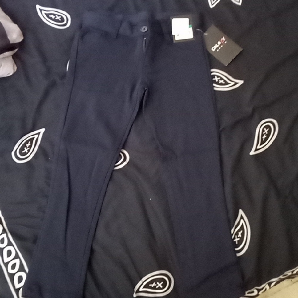 Galaxy By Harvic Kids Casual Pants - Navy Blue